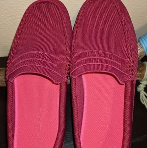 Rothy's Raspberry Driving Loafers 10.5